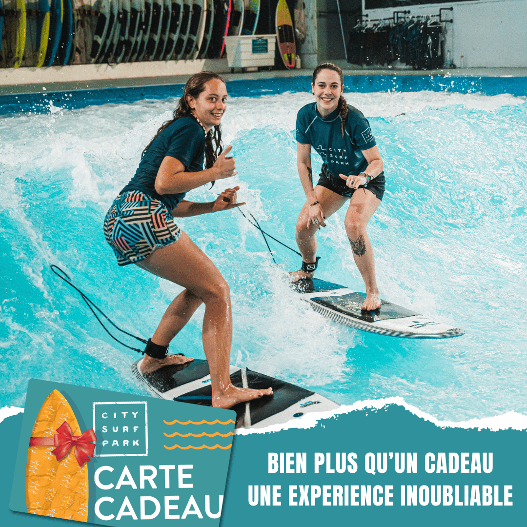 Bon cadeau session de surf jeune Lyon